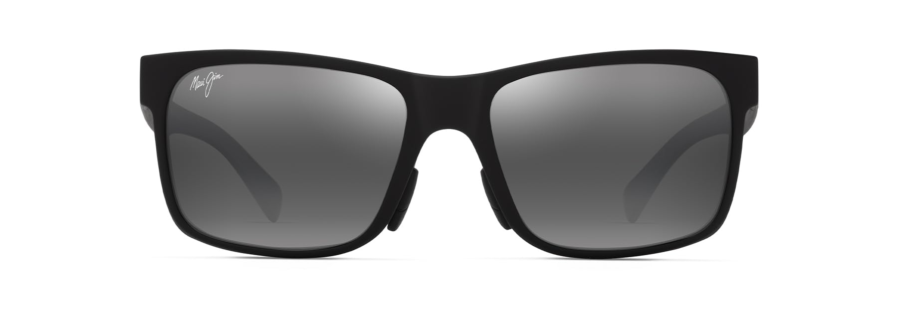 Maui Jim Men's Hoopili Rectangular Sunglasses, Matte Black/Neutral