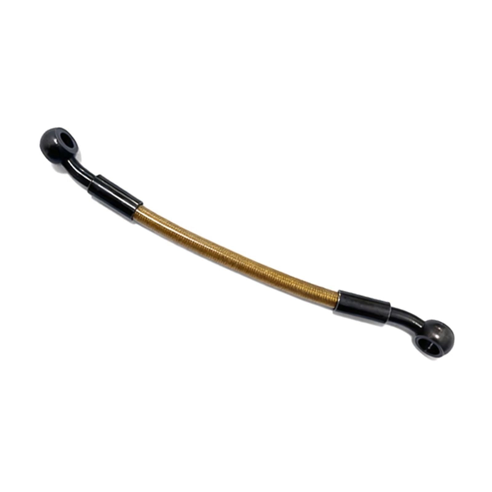 Motorcycle Brake Hose M10 Banjo Brown Motorcycle 28°-28° Braided Cable Brake Hose 10CM-500CM Hydraulic Oil Pipe Accessories(50CM)