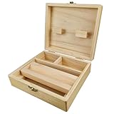 Robuste et exquis : la boîte de rangement est fabriquée à partir d'un matériau en bois de qualité, garantissant sécurité, douceur et robustesse..La fabrication exquise ajoute une touche d'élégance à la boîte, ce qui en fait une solution de rangement élégante.