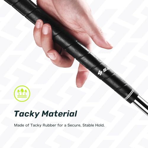 SAPLIZE Midsize Golf Grips 13 Pack – Wrap-Style Tacky Rubber Grips for Enhanced Control, Anti-Slip & Vibration Reduction – All-Weather Durable – Includes Full Regripping Tool Kit - Thumbnail 5