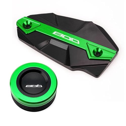Tapa de depósito para Kawasaki Z800 2013-2015, líquido de frenos delantero y trasero en verde
