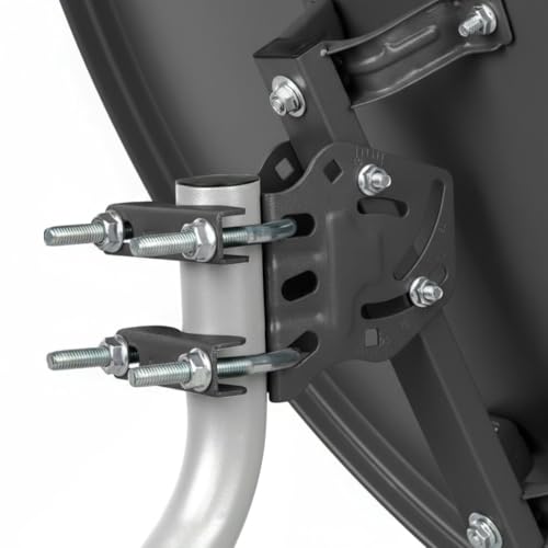 60 cm HD Sat Anlage Twin LNB + 20 m Koaxialkabel 135 dB + Satfinder + 2 F-Stecker Digital 2...