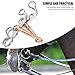 Gavigain Horse Bits Western Stainless Steel Horse Snaffle Training Snaffle Bit 3 Piece Sweet Iron Mouth with Copper Roller Equestrian Equipment Supplies