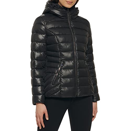 GUESS Women's Midweight Puffer Jacket3