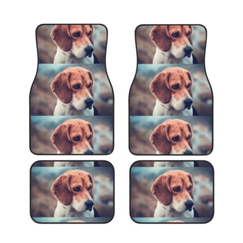 Alfombrillas de coche de neopreno antideslizantes para vehículos con diseño de perro