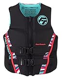 Full Throttle Women's Rapid-Dry Flex-Back Life Jacket - Women's XS - Pink/Black