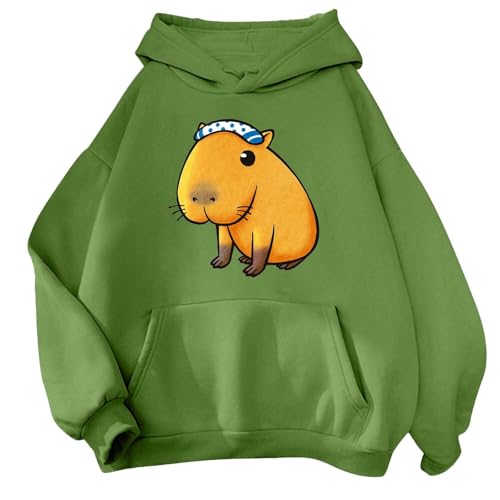 Verrückte Weihnachtspullover Damen Ohne Wolle Kurz Olivgrün...