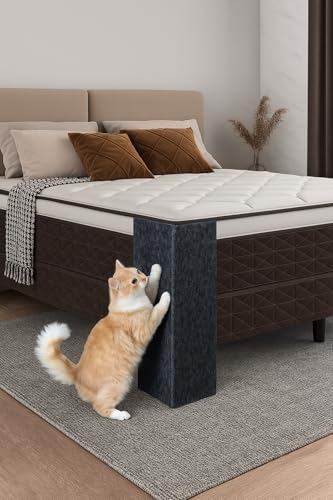 Mondo Box Kit com 2 Arranhadores para Gatos Protetor de Canto para Sofá e Cama Box em MDF com Carpet