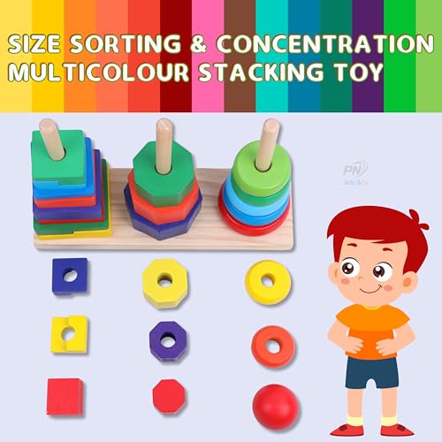 Image of Number Enlightenment Wooden Toy Train for Toddlers - Animal, Transportation, Fruit, Color Recognition Early Education Blocks (Toy Model 8)