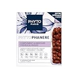 Phyto Phytophanere Integratore Alimentare Naturale Fortificante, Per Capelli e Unghie, Crescita e Volume, Senza Siliconi, Confezione doppia da 90 capsule (Totale 180 capsule)