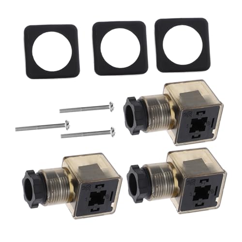 Caja de conexiones Din 43650A con conector de válvula solenoide CA 60-240V 2