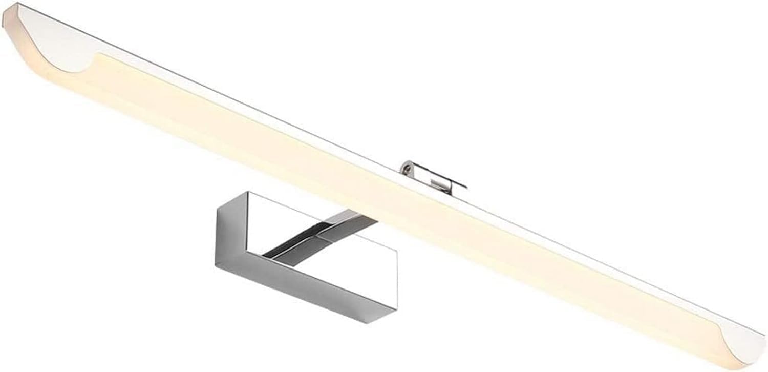 Applique da Parete con Luce a LED per Specchio, Lampada da Trucco per Bagno, mobiletto, Comodino, Decorazione Tricolore dimmerabile (53 cm)