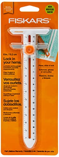 Fiskars 6 Sewing Measuring Gauge - 1/8 Increments