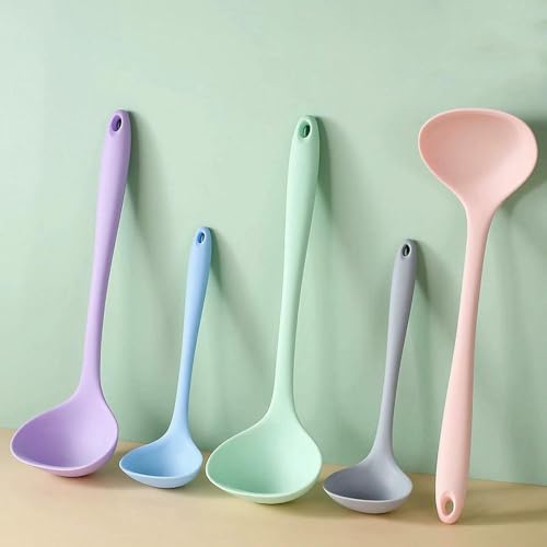 Ne glissez plus dans le bouillon grâce à cette cuillère à soupe long manche - 3