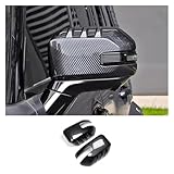 DMGUOYY Automobile Rearview Mirror Fit for Chery Jetour Traveller T2 Reverse Mirror Shell Sticker Rearview Mirror Cover Styling Modification Accessories Comfortable(Carbon Fiber Pattern)