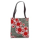 Poker Chips Craps Blackjack Casino roulette baccarat game Tote Bag
