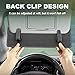 LTDCVTR Car Sun Visor Extender, Anti-Glare Sunvisor Extension Shade Attachment for Safe Driving, Clip-On Sun Blocker Sunshade Extender Accessories Universal for SUV, Truck, Sedan(Gray)