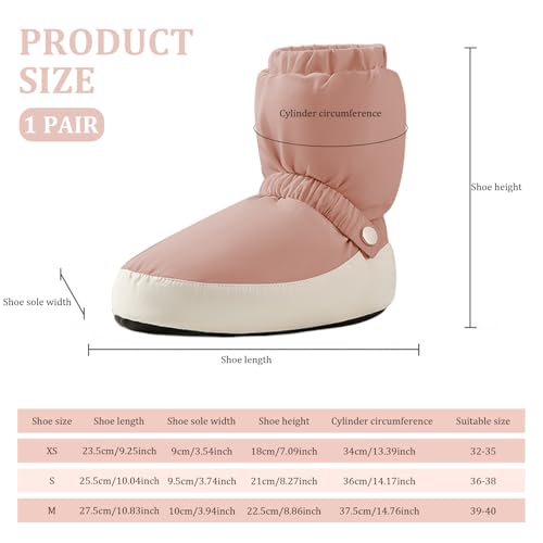 Botas de ballet cómodas y gruesas para mantener tus pies calientes al bailar 3