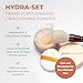 Beauty For Real Hydra-Set Translucent Finishing + Brightening Powder, Translucent 1 - Invisible, Weightless Finish - 16-Hour Wear & 24-Hour Shine Control - With Niacinamide & Vitamin E - Talc Free