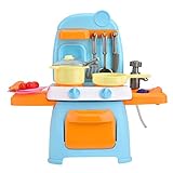【Material de calidad】 El juego de juguetes de cocina está hecho de materiales de protección ambiental, de seguridad y ecológicos.