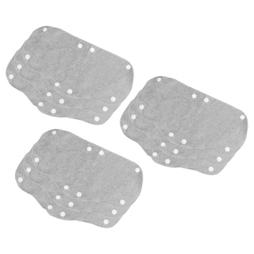 Bandeau anti-transpiration pour casque de chantier PATIKIL en coton lavable gris clair 9 pièces
