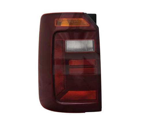 Image of GV-ZONE Left Outer Tail Lamp left side assembly rear light assembly tail lamp driver side tail lights compatible with VW Caddy IV Typ SA Single tailgate 2015 2016 2017- Smoke VT1630L