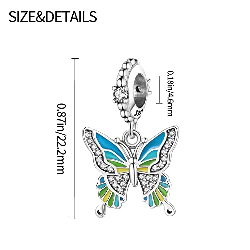 Pandach Holiday Charms Beads Fits For Charms Bracelets For Woman 925 Sterling Silver Dangle Pendant Bead With Cz Stones, Girl Jewelry Beads Gifts For Women Bracelet&Necklace #TOP5