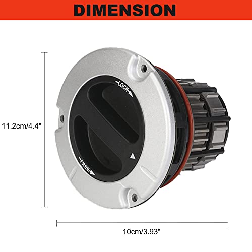 FAKAFY 600-220 4WD Manual Locking Hub Compatible with Ford F250 F350 F450 F550 Super Duty 2005-2020 Replaces BC3Z3B396B BC3Z-3B396-B(2PCS) - Thumbnail 4
