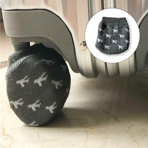 Reusable Luggage Wheel Covers - 8Pcs, Dustproof, Scratch-Resistant, Keep Floors Clean, Essential Travel Accessory for All Types of Luggage4