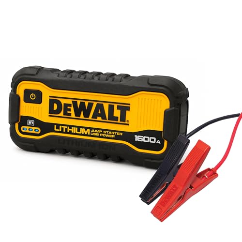 DeWalt DXAELJ16 1600 Peak Amp Jump Starter Battery Booster with USB Power Station