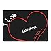 Produktbild Multifanshop Mousepad Modern I Love Havanna schwarz