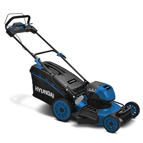 Hyundai - Cortacésped inalámbrico 40 V 45,7 Cm - Motor sin escobi...