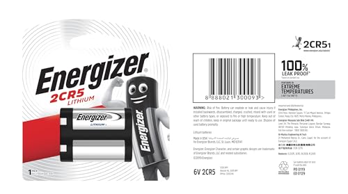 Energizer-2CR5 Battery 2CR5 Lithium Battery, Silver