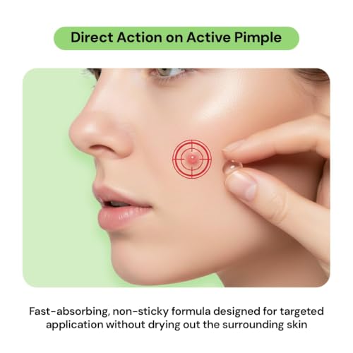 Image of Acne Dot Gel for Acne & Pimples Spot Treatment | Enriched with Acne Buster, 1% Salicylic Acid, Azelaic Acid & Niacinamide | Helps Reduce Active Breakouts, Redness, Acne Marks & Blemishes | 25g (Pack of 3)