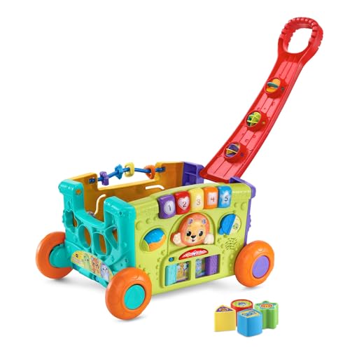 VTech Sort and Discover Activity Wagon for Toddlers, Red