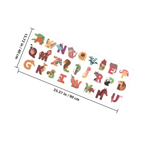 Vinilos Decorativos de Alfabeto Animal UPKOCH 26 Piezas miniatura 2