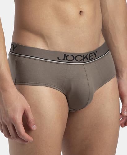 Image of Jockey 8037 Men's Super Combed Cotton Solid Brief with Ultrasoft Waistband