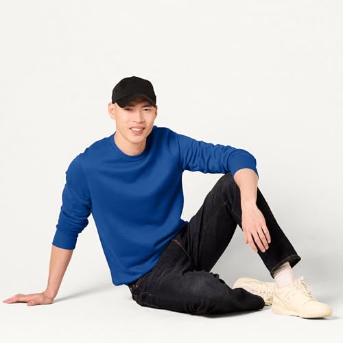 Image of Amazon Essentials Men's Crewneck Fleece Sweatshirt with Ribbing (Available in Big & Tall)