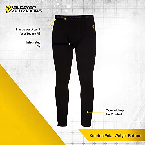 Scent Blocker Shield Series Koretec Polar Weight Bottom, Athletic Pants for Men - Black (Medium)