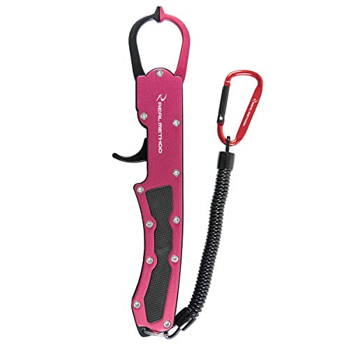 TAKAMIYA(タカミヤ) REALMETHOD エキスパートフィッシュグリップ JL-1051 レッド×ブラック 1枚目