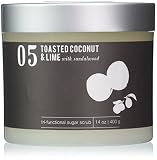 Me Bath Tri-functional Sugar Scrub, Toasted Coconut and Lime with Sandalwood, 14 Ounce