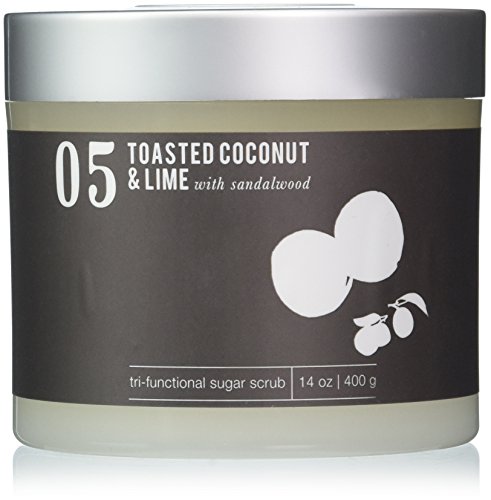 Me Bath Tri-Functional Sugar Scrub, Toasted Coconut And Lime With Sandalwood, 14 Ounce #TOP1