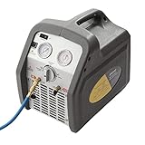 1HP Dual Cylinder Refrigerant Recovery Machine, 110V 60HZ Portable Dual-Cylinder Compressor Cylinder Refrigerant Recovery Machine for Automotive A/C System, Household HVAC System