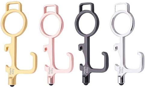 No Touch Door Opener 4 Pc Clean Keys Button Pusher Stylus Touchless Hands Free Sanitary Germ Utility Tool For Germaphobe Edc Keychain No Contact Handle Multiple Opener Amazon Com No Touch Door Opener 4 Pc Clean Keys Button Pusher Stylus Touchless Hands Free Sanitary Germ Utility Tool For Germaphobe Edc Keychain No Contact Handle Multiple Opener Amazon Com