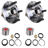 MobiWheels Rear Wheel Hub Bearing Assembly with Repair Kit Compatible with Subaru 1993-2007 Impreza, 1998-2008 Forester,1992-1999 Legacy,Replaces BR930577K (2-Pack)
