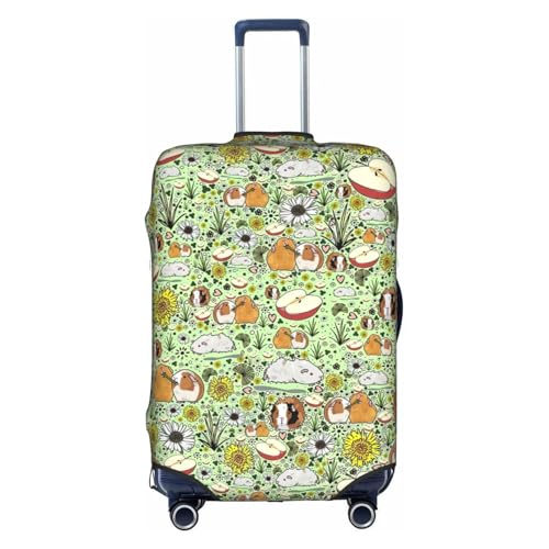 Housse de protection pour bagage cochon d'Inde blanc taille L lavable