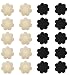 NippleCovers, Disposable Breast Pasties Adhesive Bra Petal Tops Nippleless Cover (Black 10 Pairs + Beige 10 Pairs)