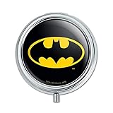 GRAPHICS & MORE Batman Classic Bat Shield Logo Pill Case Trinket Gift Box
