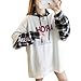 Produktbild OranDesigne Kapuzenpullover Damen Harajuku Ästhetische Bär Anime Hoodie Sweatshirt Kpop Herbst Winter Kleidung Tops Z2-Weiß M