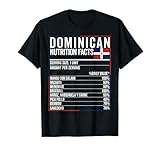 Dominican Nutrition Facts Food Camiseta Republica Dominicana T-Shirt